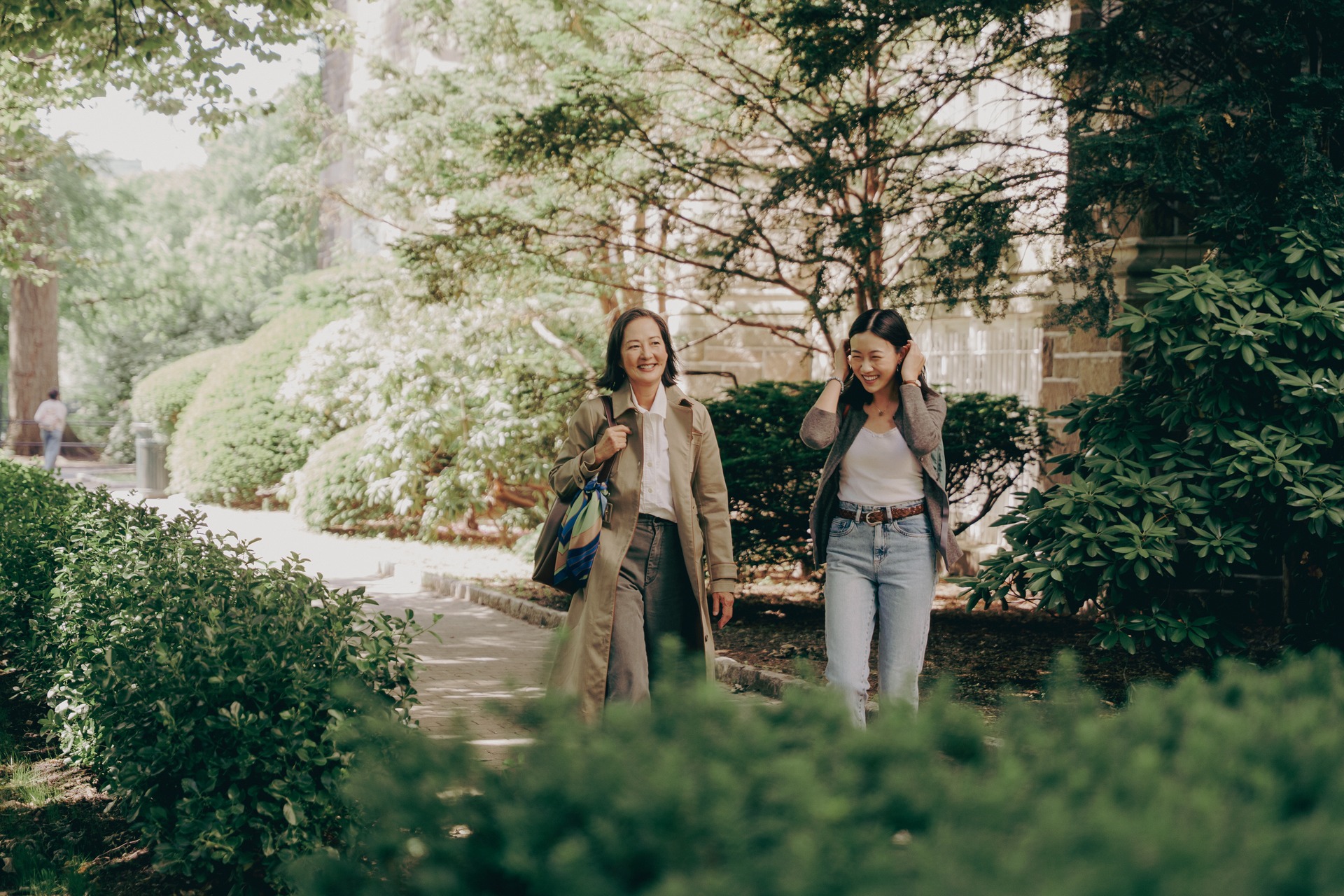 A Book Talk scene on campus.